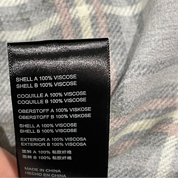 Free People Wild Nights Plaid Duster S NWT - Picture 8 of 9